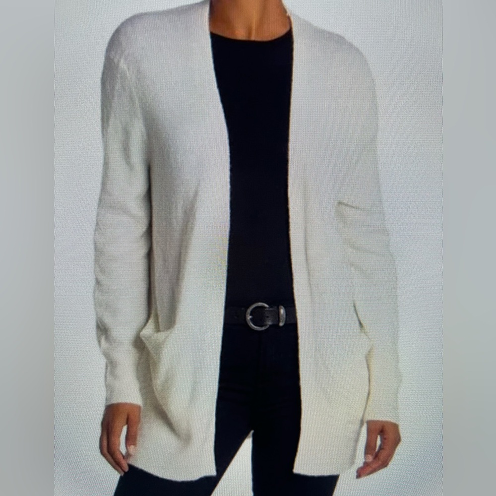 Madewell Cream Open-Front Cardigan Alpaca Wool Blend Sweater Cottagecore Romance